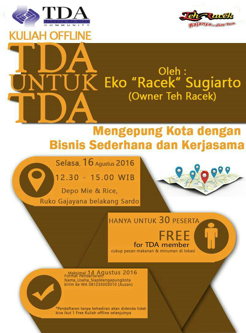 Komunitas Pengusaha Tangan Di Atas (TDA) tweet media