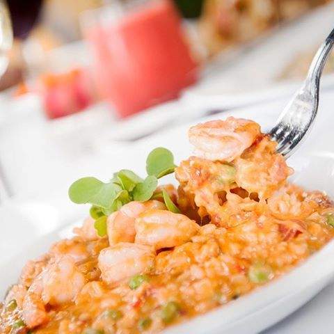 DP_BISTRO's tweet photo. Spicy shrimp risotto w/ callimary and ernest peanut #dpstories #de_metro #lunch @tiffadunn @kdeep39 https://t.co/2WJwlZBpd5