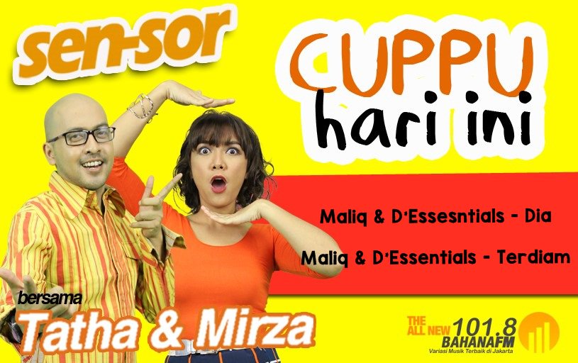 bahanafmjkt's tweet photo. Tentukan lagu pilihan kamu di #CUPPU ya, Teman Bahana! https://t.co/Qlma3GWmyV