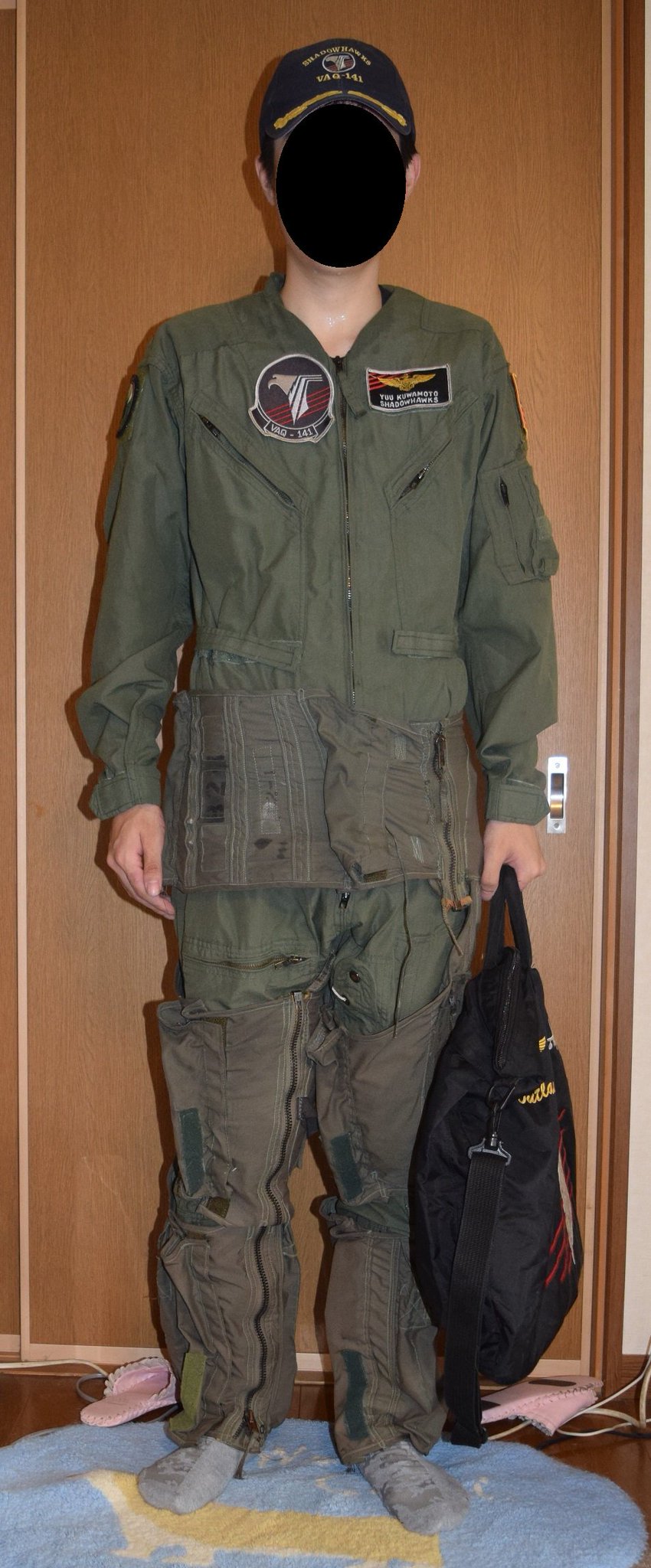 米軍 実物 CSU-15A/P 耐Gスーツ Small Regular ジャンク（CSU