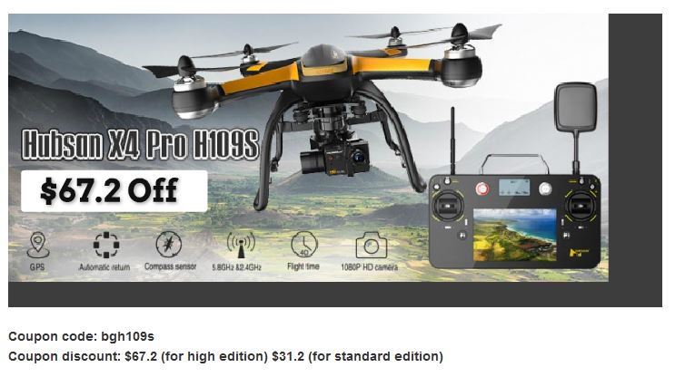 agogohome's tweet photo. #Hubsan #X4Pro #H109S 5.8G #FPV With 1080P HD Camera 3 Axis Gimbal GPS RC #Quadcopter
HERE: https://t.co/TgM00PsXPP https://t.co/1cYr1uWuDd