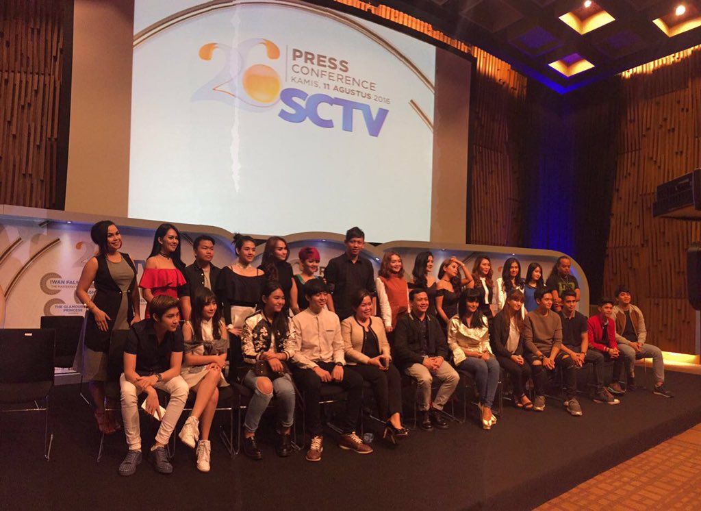 SCTV's tweet photo. Berakhir sudah konferensi pers HUT SCTV #1UntukSemua! Pastikan kamu nonton malam puncaknya tgl 24 Agustus! https://t.co/KoepNpwnZI
