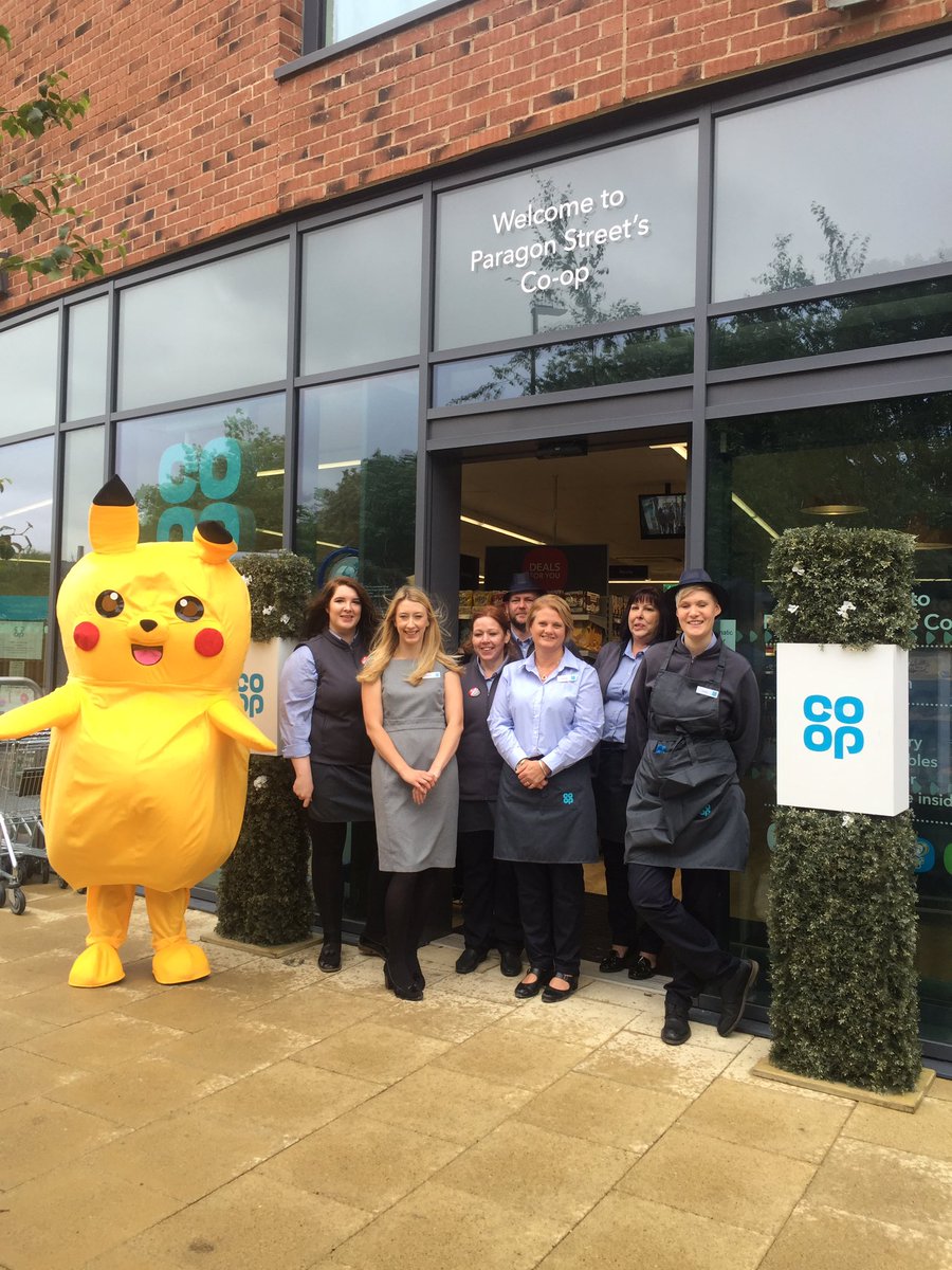kate_colclough's tweet photo. Super proud of team Paragon! The store looks amazing #paragoncoop #pikachu #vikings @LloydEdwards https://t.co/C7V8aDiTKA