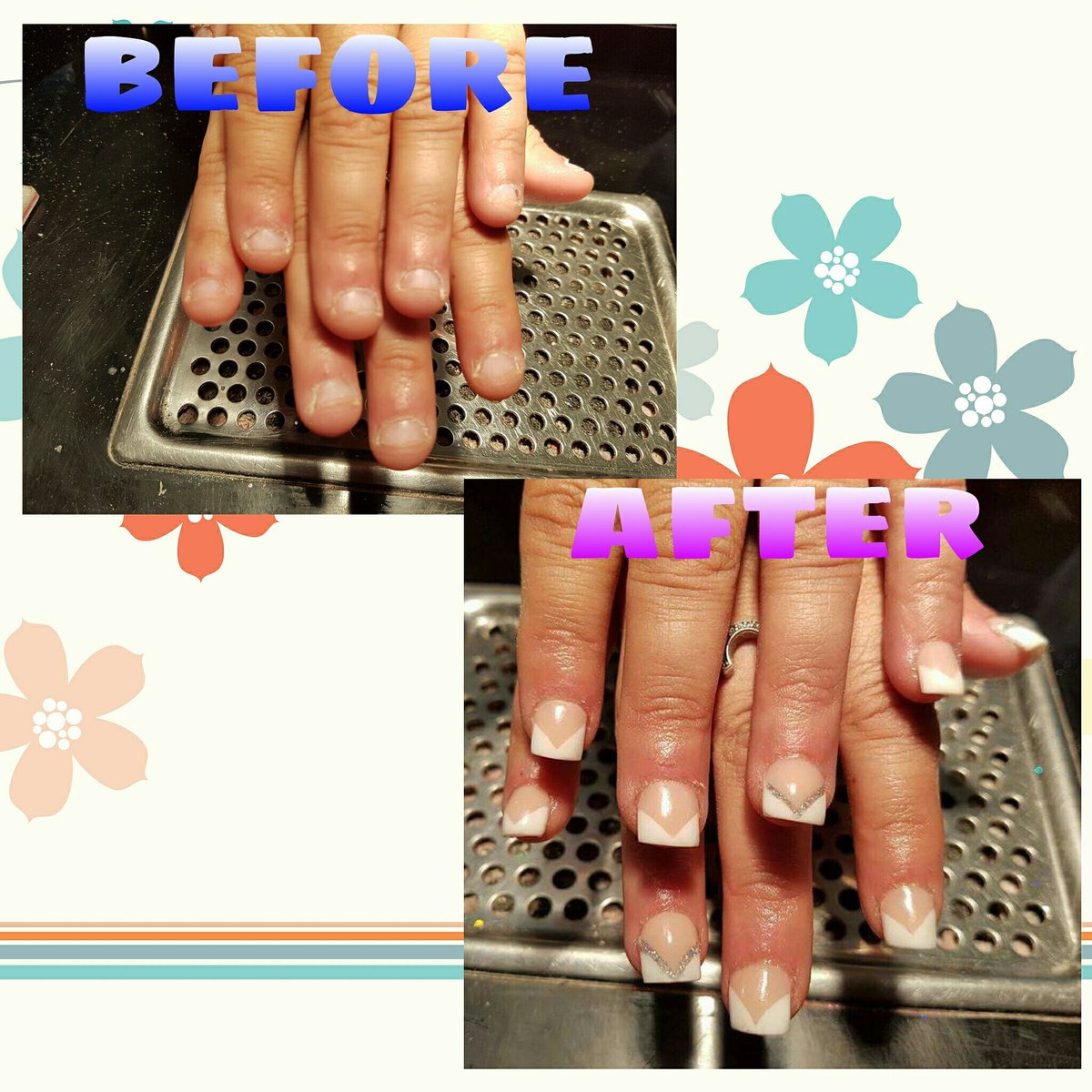 clairesclaws's tweet photo. Bitten nails can be beautiful too.  All acrylic #clairesclaws #acrylicnails #notpolish #stevenage https://t.co/yCcTgkvPbP