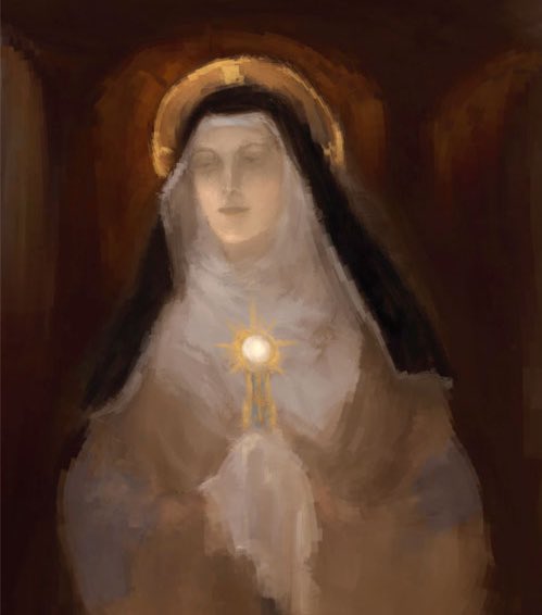 BrianBransfield's tweet image. "Love that does not know of suffering is not worthy of the name." - St. Clare of Assisi