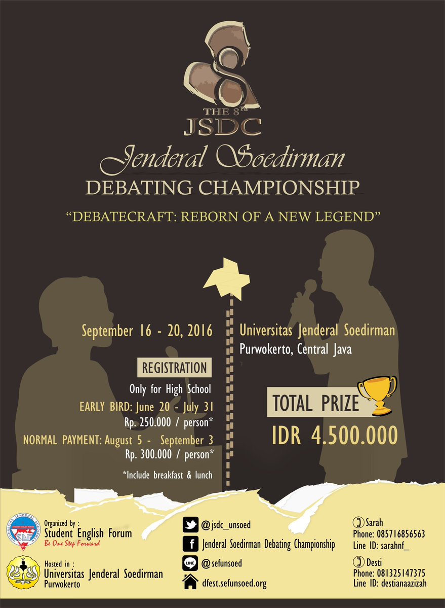 jsdc_unsoed's tweet photo. The 2nd phase of JSDC registration HAS BEEN OPENED, Register now! @SMAN1Garut @OSIS_SMAN1KUTA @smandara https://t.co/WFw0u4SHs5