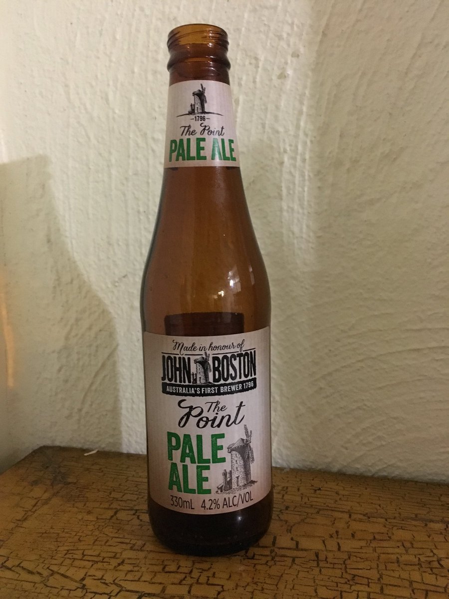 RandomWineScore's tweet image. The Point Pale Ale John Boston rolling in his grave RIPTotes flat. Pale in name &amp;amp; nature 2.75/10, tnx Woolies, not!