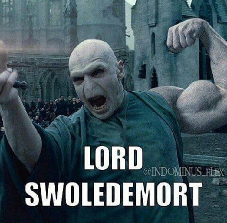 Gym memes - Harry Potter train legs. Funny gym GIF with liar