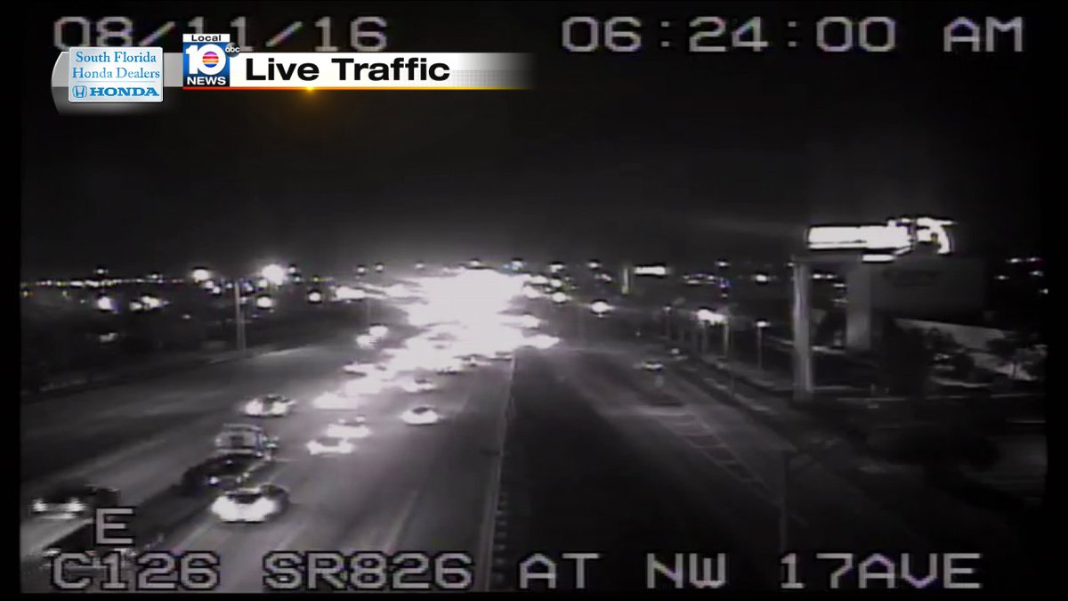 Crash on SR-826 EB and NW 17th Ave #TRAFFIC #MIAMI https://t.co/Uvc1GQkVyz