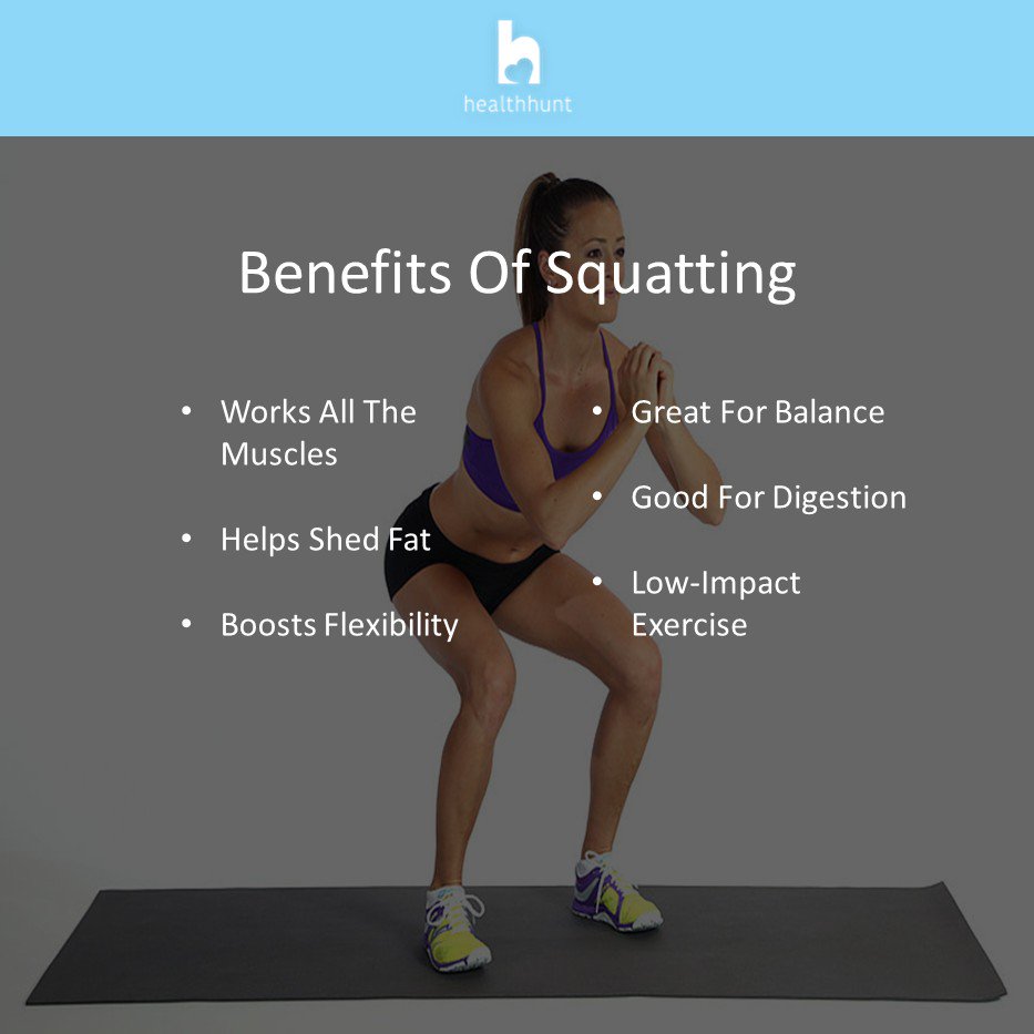 healthhuntIN's tweet photo. Get squatting. #itsyourbodyitmatters #SquatEveryDay #workthatbutt #fitness #GetInspired #Squatgoals #squatbenefits https://t.co/HdcVJSNRDQ