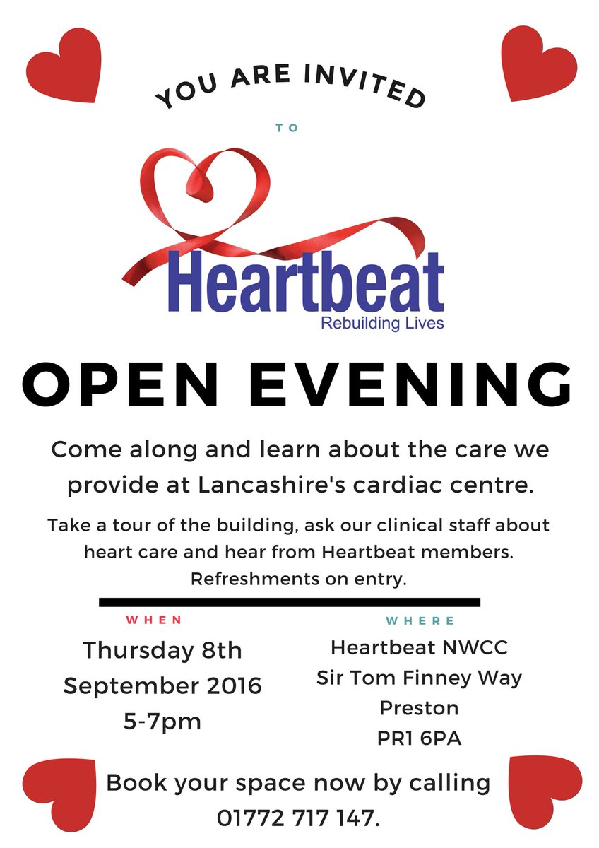 Heartbeat_nwcc's tweet photo. Want to learn more about what we do as a charity? We're hosting an open day in September https://t.co/kuQ2MRn4dW https://t.co/lnj9VvODPH