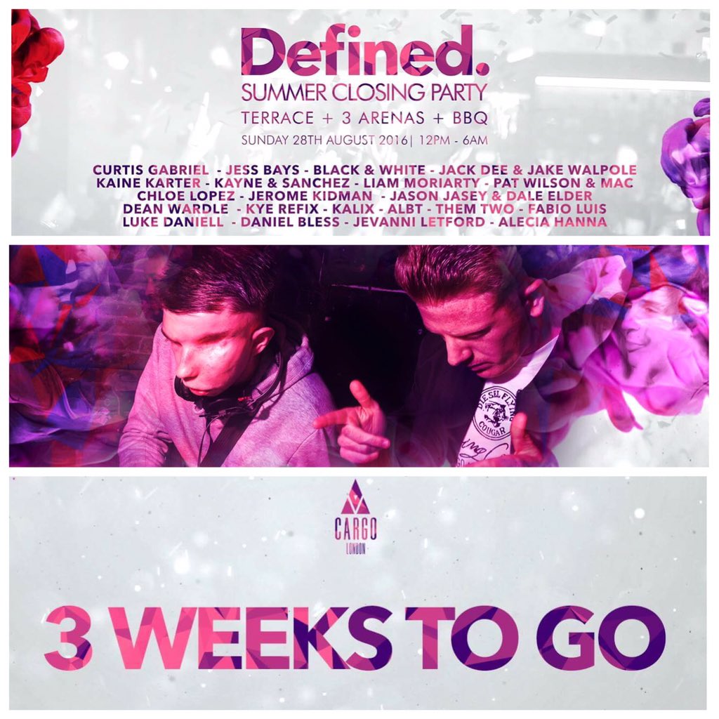 JasonJasey's tweet photo. Defined Is Fast Approaching 

Who's ready!?? @DefinedLDN @Dale_Elder123 

#bbq #3arenas #terrace #party #cargo https://t.co/2GKs9PnlGw