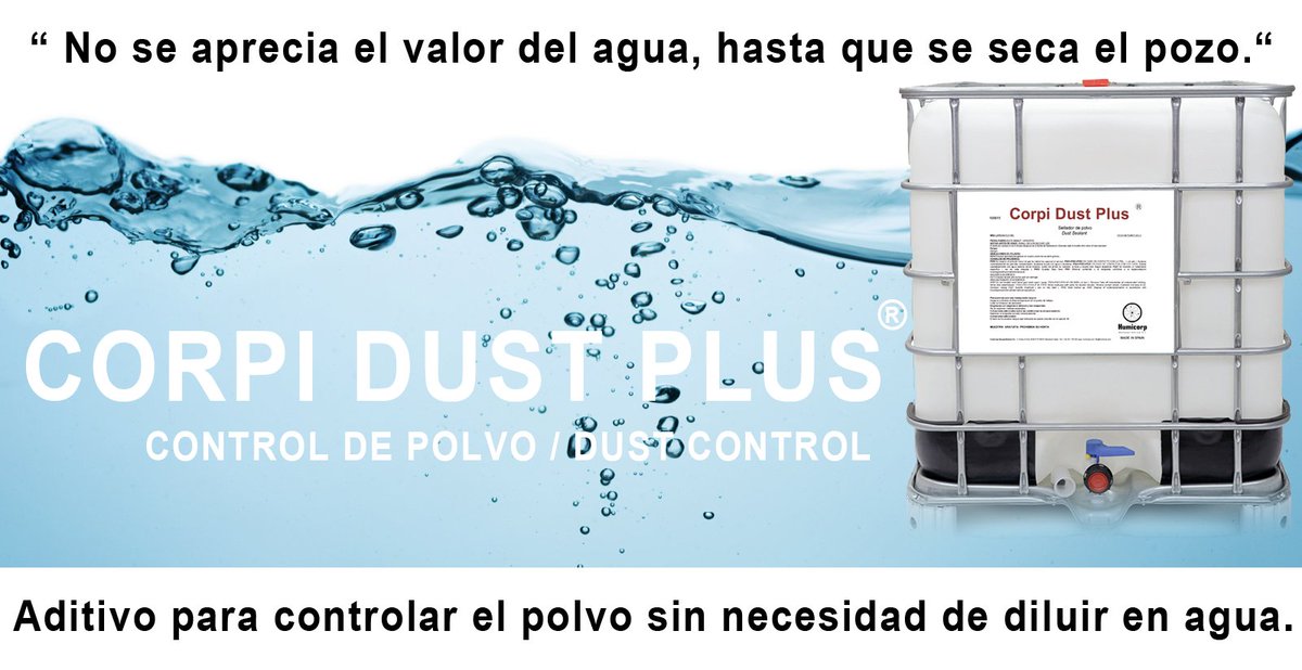 humicorp's tweet photo. Corpi Dust Plus ® #controldepolvo #dust #dustcontrol #corpidustplus #road #caminos #explanadas #obra #ingieneria https://t.co/JVeSSnqXcL