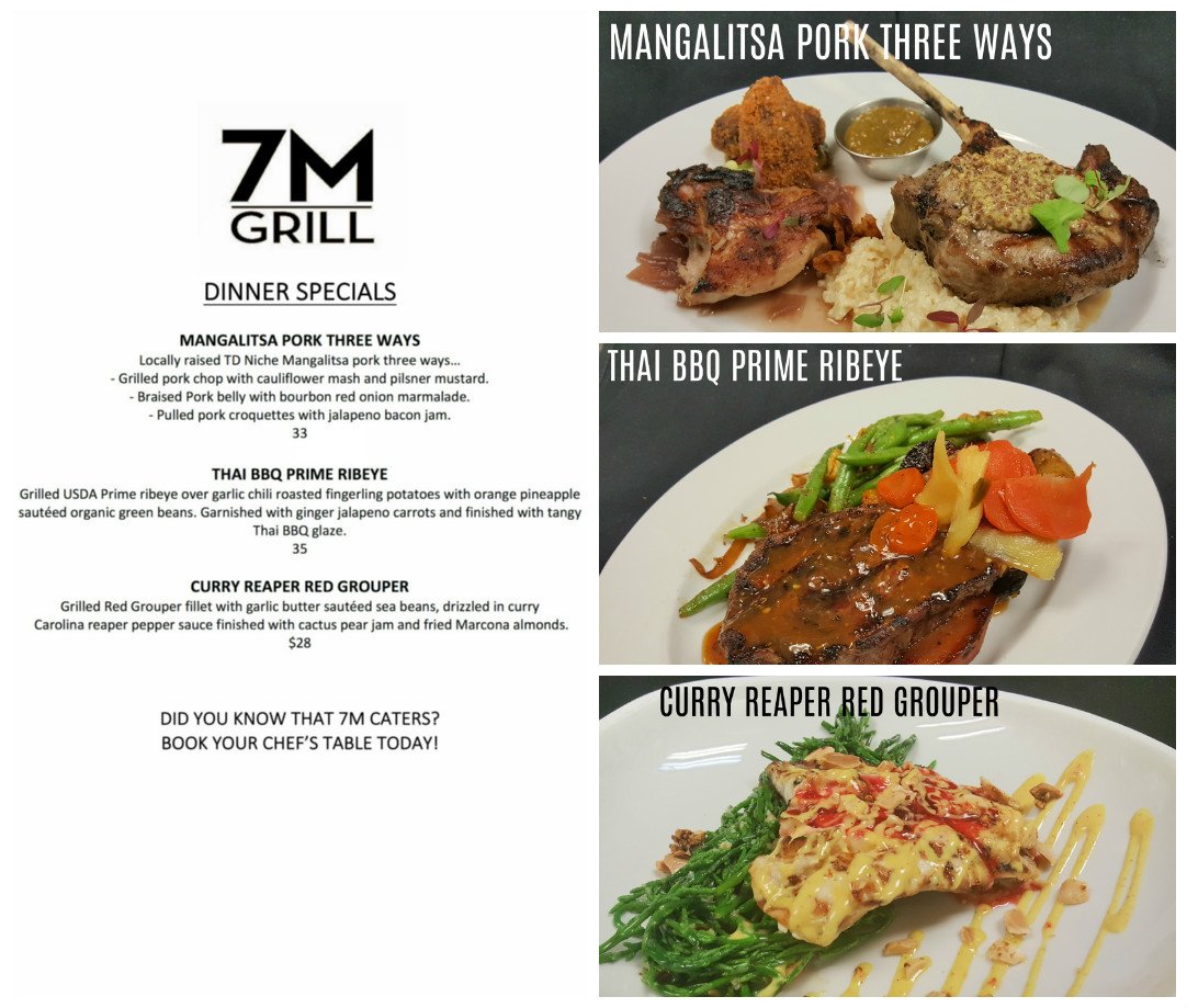7MGrill's tweet photo. Happy National Presidential Joke day and Specials Day! Eat at 7M for dinner tonight &amp; tell corny Pres jokes. https://t.co/35WBprORIS