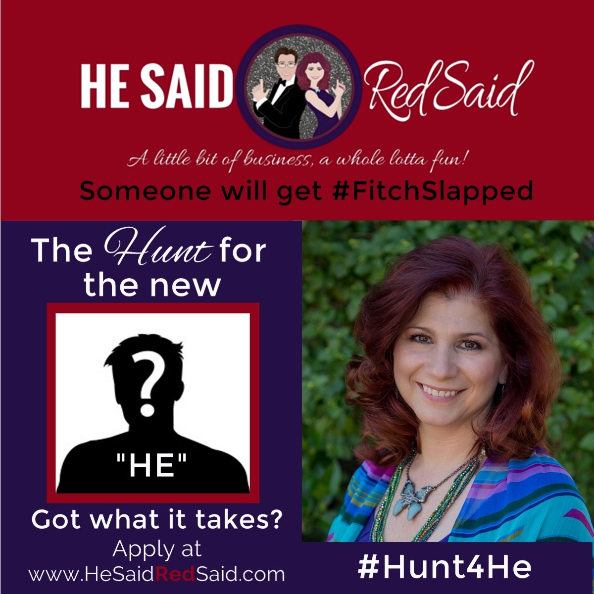 vicki_fitch's tweet photo. Know anyone that is sharp, witty and can go #HeadToHeadWithRed? Apply now https://t.co/ouzfaBFLAC https://t.co/bSj3xRxSnd