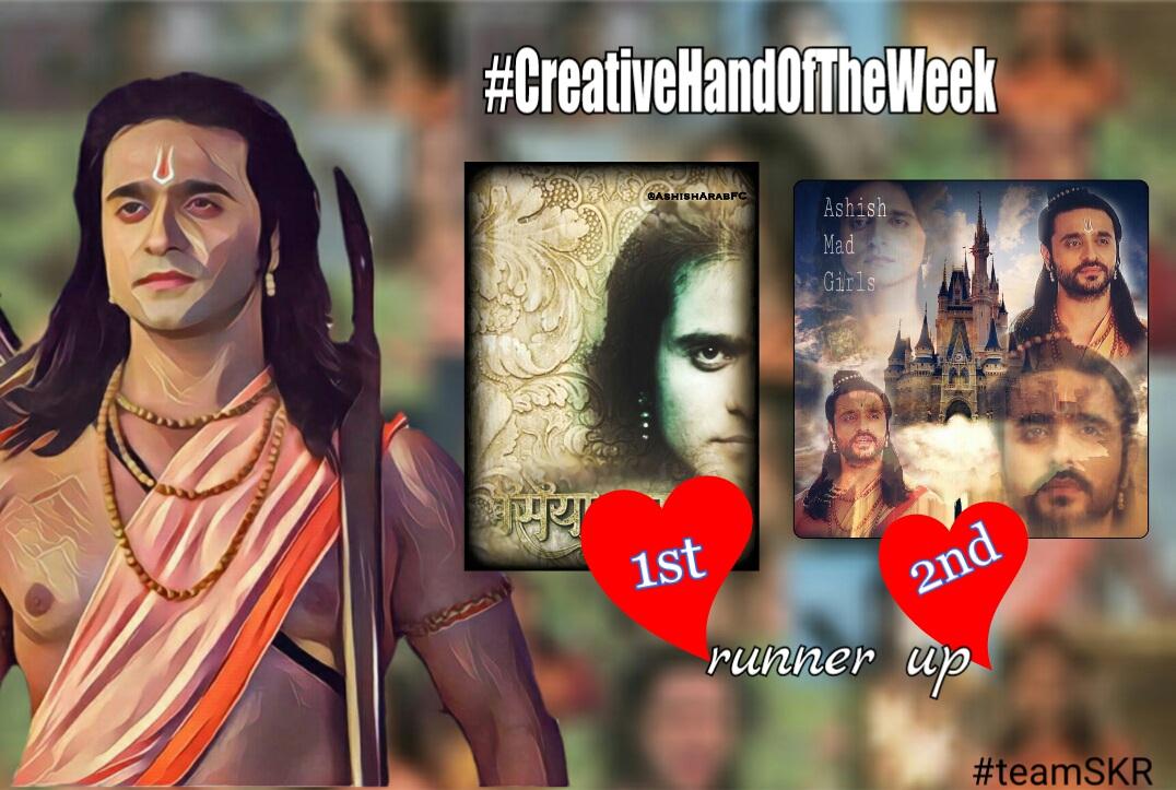 SiyaKeRam_SP's tweet image. Result out
#CreativeHandOfTheWeek
Runner up 
1st @AshishArabFC 
2nd @GirlstmMad
Basis of Likes n Comments
#teamSKR