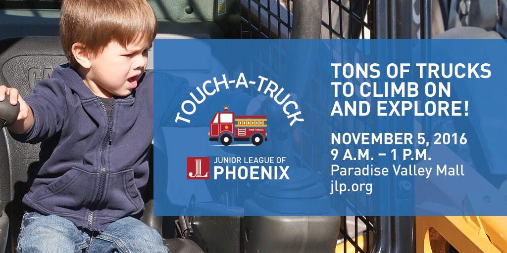 juniorleaguephx's tweet image. Don&apos;t forget to mark your calendars for our annual Touch-A-Truck event. #familyfunday #makingeducationfun