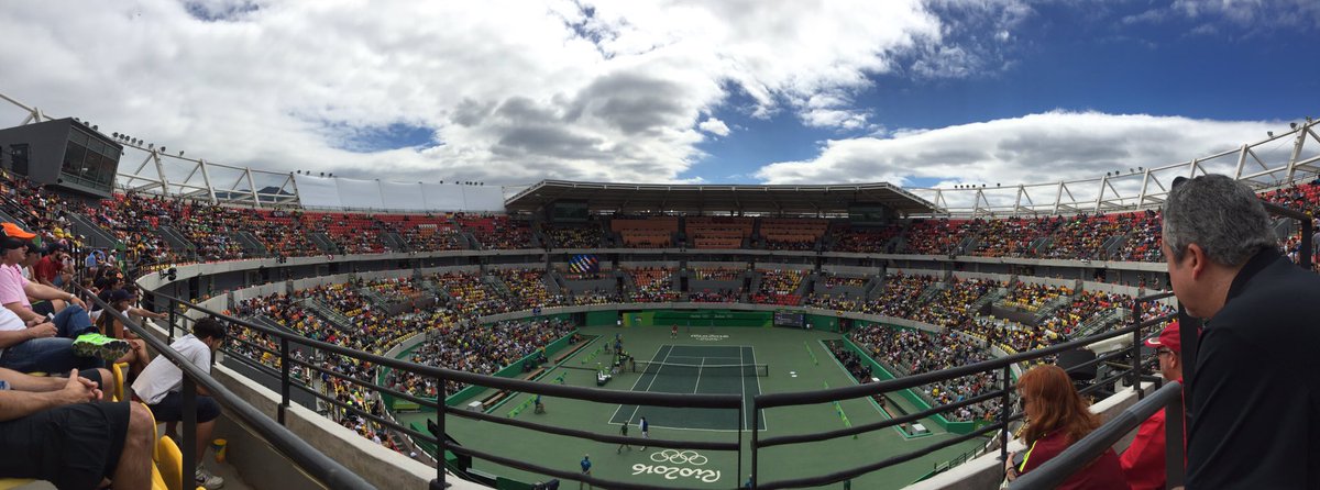 LivKorn's tweet photo. Just saw Nadal win and now Murray is up!! What a day. #Rio2016 #tennis #dayoff #olympics https://t.co/QwPC6rGo6F