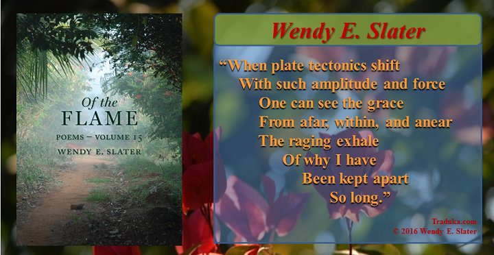 WendyESlater's tweet photo. https://t.co/qJfW2n5lsm Don't miss Of the Flame - Now Available #spirituality #poetess #Traduka  https://t.co/v41aLyP4xr