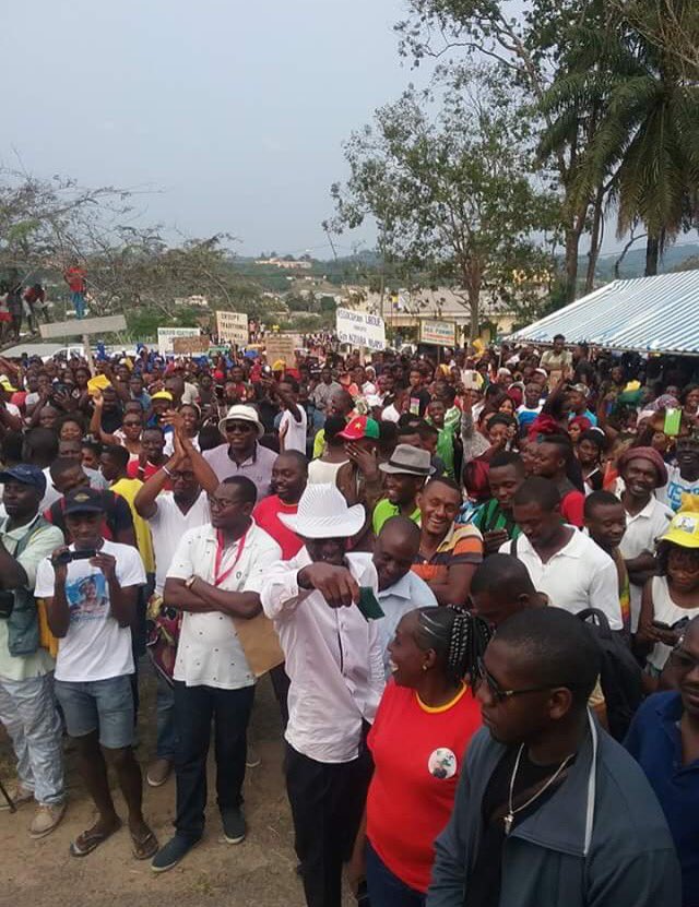 Démonstration de force du President Guy Nzouba Ndama chez lui a Koulamoutou 🇬🇦 le changement et a cours! #MerciPresi