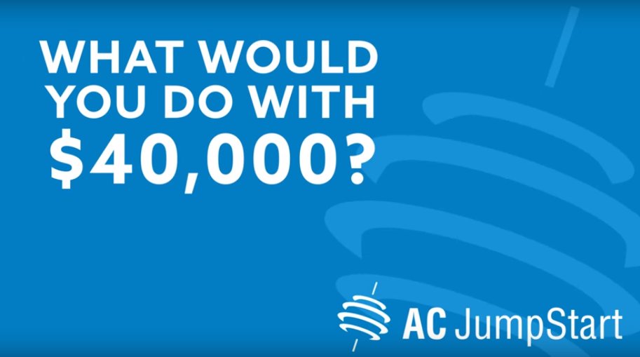What would you do with $40,000? #ACJumpStart may be right for you! ow.ly/jzC8301QKGo What will you build?