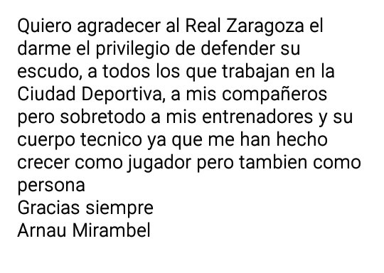 ArnauMirambel's tweet photo. Gracias @RealZaragoza https://t.co/4n01wrfIWc