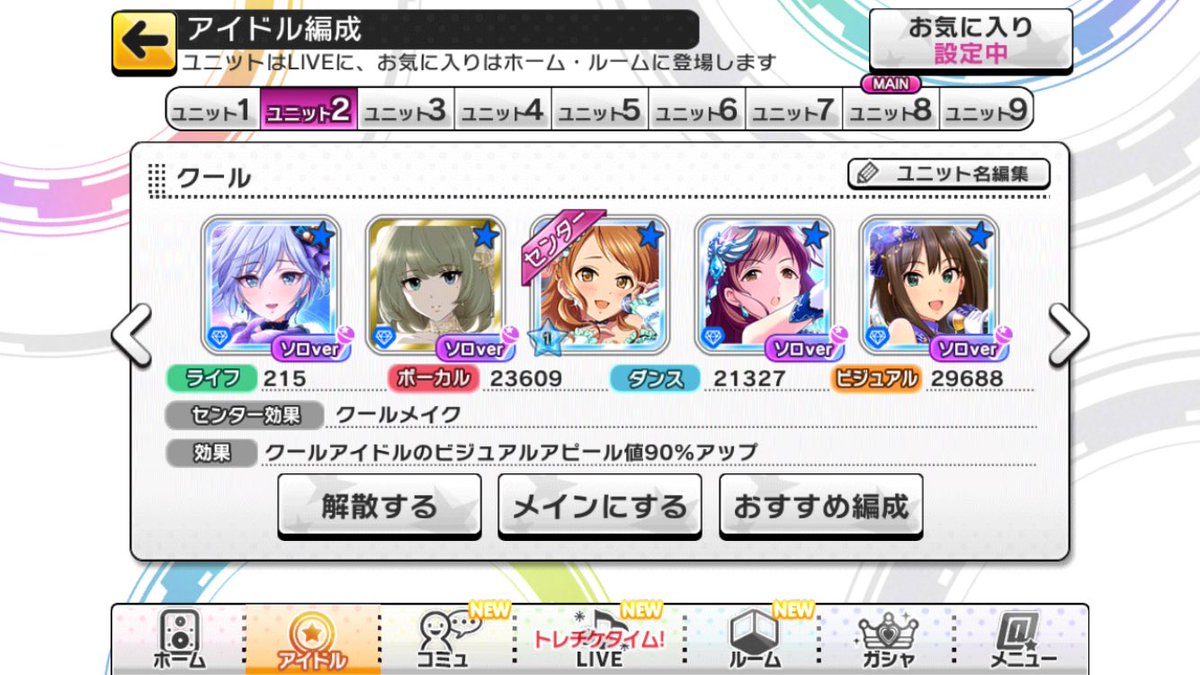 デレステでスコア更新を狙う時に組むメンバー デレステでスコア更新を狙う時に組むメンバー