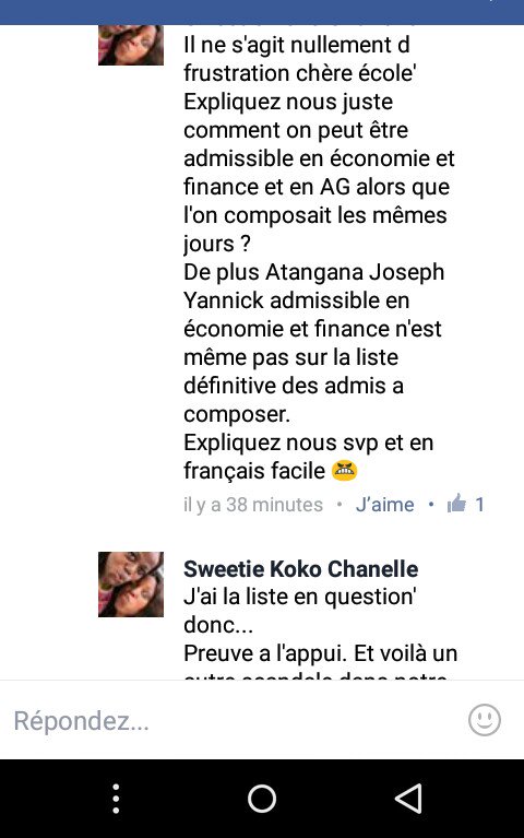 aboubakariabou's tweet photo. Enam - Scandale : Un candidat (Atangana...) déclaré admissible dans 2 sections, composées les mêmes jours. #team237 https://t.co/2r33JJB3Q4