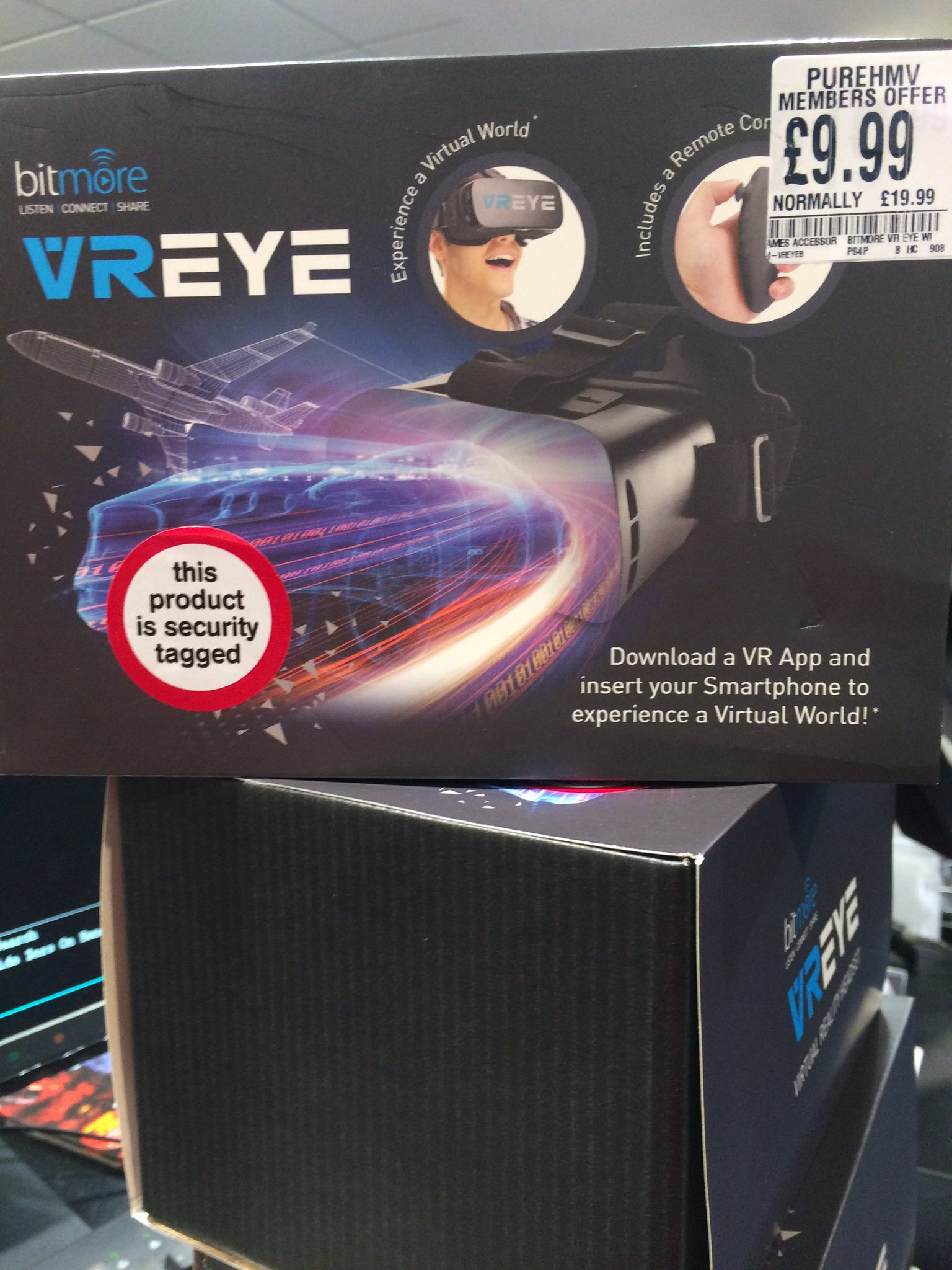 hmv Carlisle on X: Get lost in a world of virtual reality with a VR Eye  only £9.99 for @purehmv card holders ! In store now #HMV  t.co8DWRqaVfyP  X