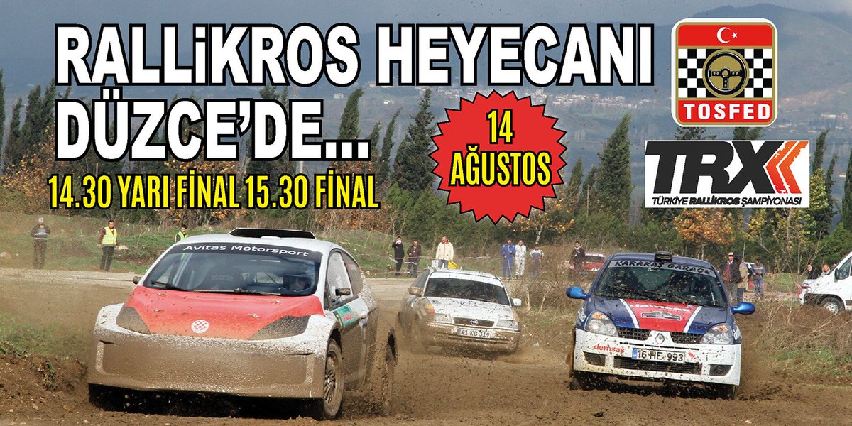 OtoAktuel's tweet photo. Rallikros Şampiyonası Düzce'de başlıyor https://t.co/pO7dHeL9Ks #rally #racing #sports #Motorsport #14Aug2016 #FINAL https://t.co/FQkhfO7LPK