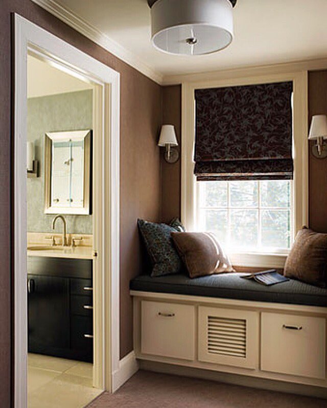 Rich, complex tones aren't just for studies anymore. Here, they transform a personal spa into a sumptuous dream.