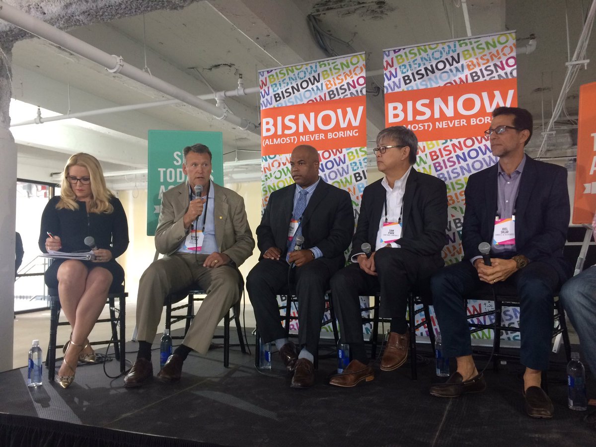 KayHilditch's tweet photo. Loving today's @Bisnow panel! Currently learning about the present &amp; future state of Mixed Use projects in #Boston. https://t.co/tWr1HFS18I