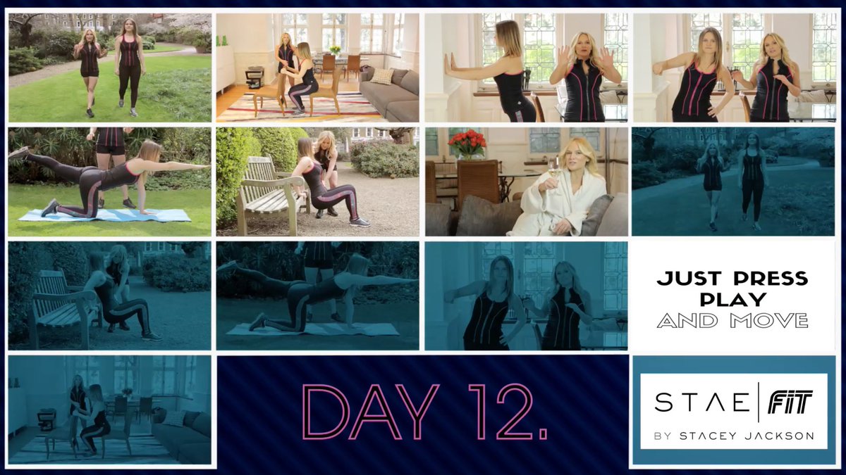 Stae_Fit's tweet photo. DAY 13 of our #StaeFitChallenge you've come so far!! All you need to do is EVERYTHING! 😄https://t.co/432jA5ujJt https://t.co/1yQ2dRoKNq