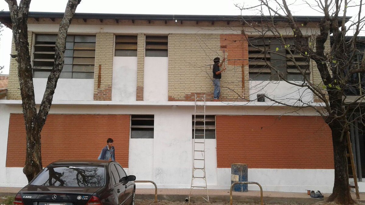 itaipuparaguay's tweet photo. Trabajando en el Instituto Nacional del Cáncer de Areguá:readecuación y ampliación edilicia @PresidenciaPy @sicompy https://t.co/9nmNT6jadY