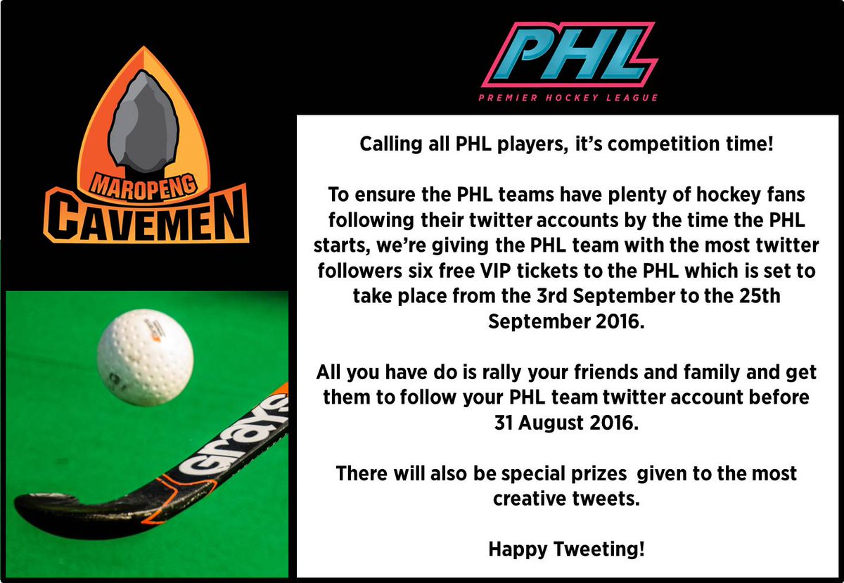 The PHL team with the most followers by 31 Aug will win 6 VIP tickets to the PHL in Sep #PHL2016 #GetBehindYourTeam