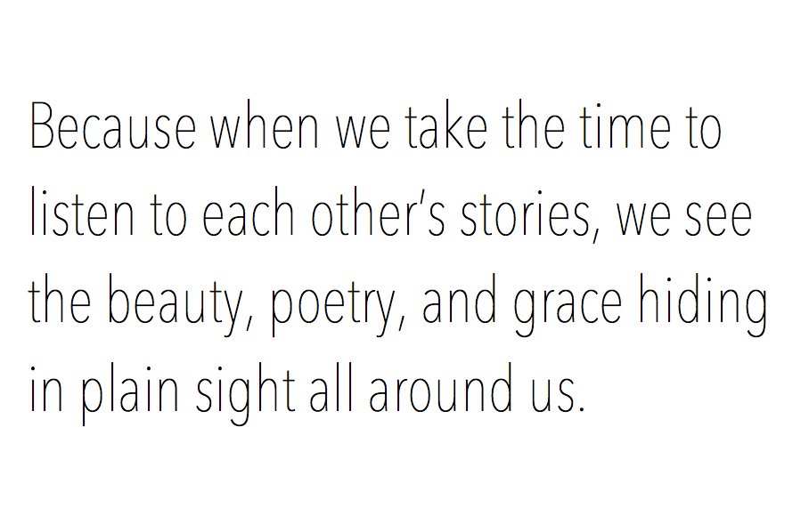 LizNeeley's tweet image. #Storytelling to unite us - @StoryCorps &amp;amp; @Upworthy partner for new #WhoWeAre project bit.ly/2b1gRig