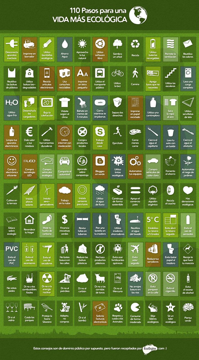 Omiplanet's tweet photo. #FelizMartes Aquí tienen 110 consejos para una vida más ecológica. Si te gusta, Compartelo! https://t.co/xJHywdwl3o