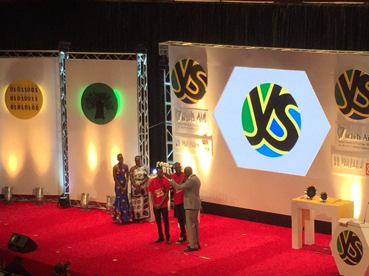 IrlEmbTanzania's tweet photo. Winners of #YST2015, Edwin Luguku and John Method, on stage @ystanzania's 2016 awards ceremony https://t.co/xgZCV1VLR4