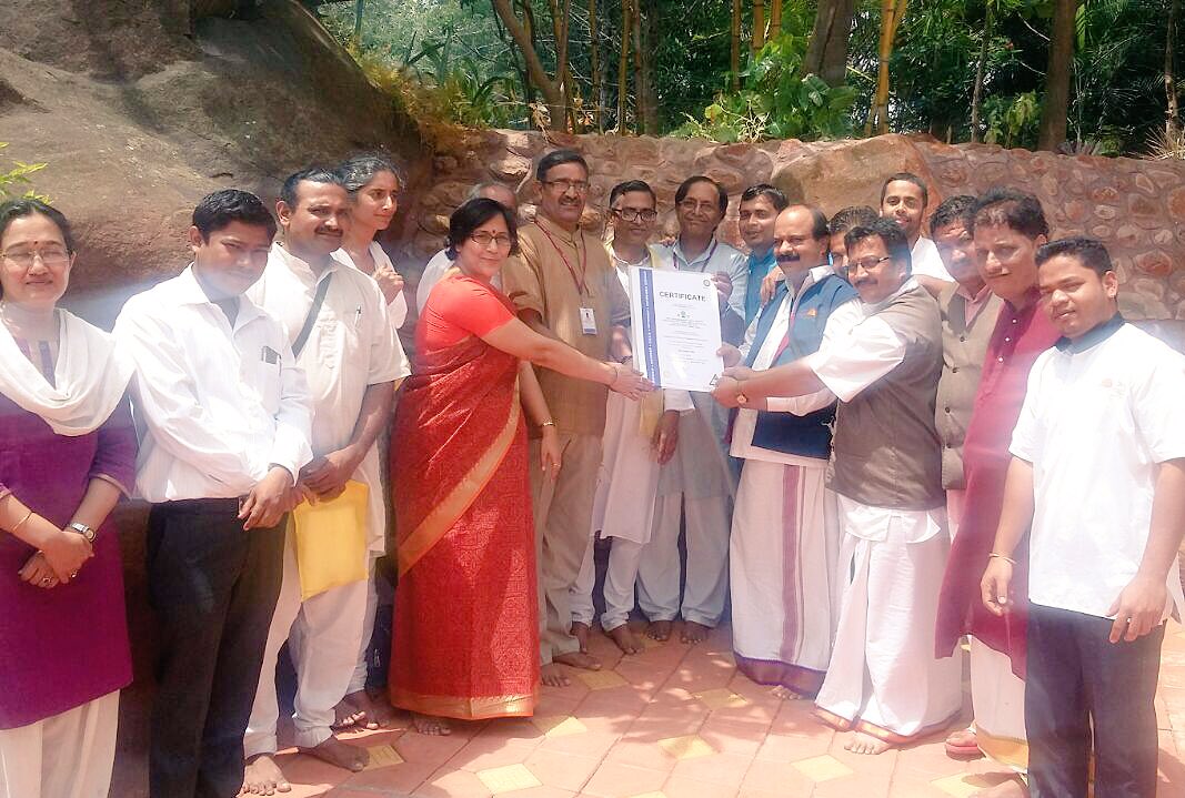 Gurudev's tweet photo. Kitchen @ArtofLiving International Center, one of the biggest in India, has been certified ISO-22000 compliant. https://t.co/8D9nFCTeIc