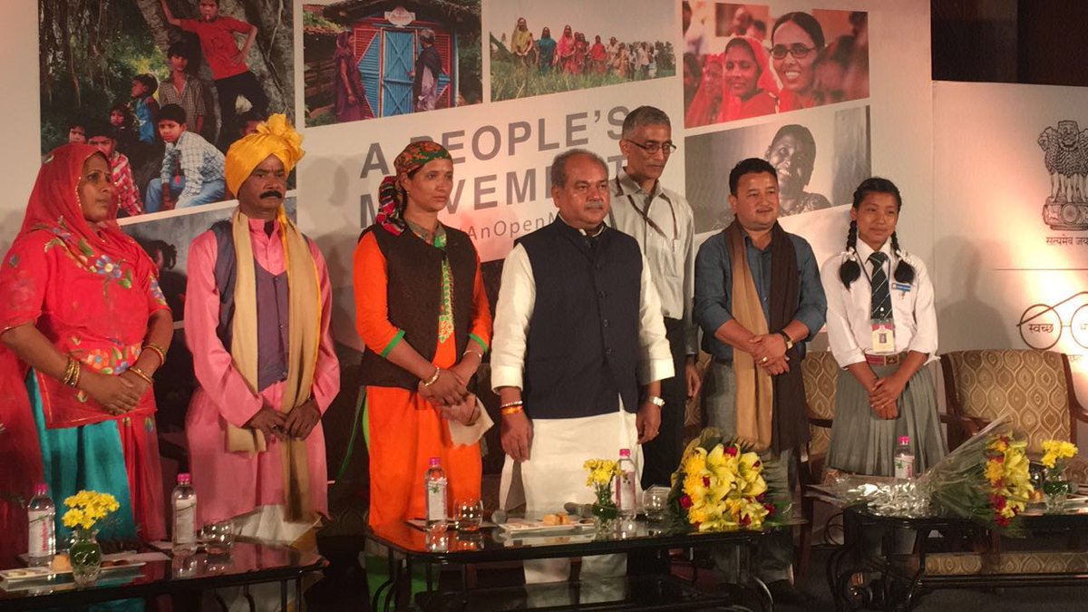 nstomar's tweet photo. MDWS Govt. of India launched a short film series on the #SwachhBharat people's movement '#AnOpenMindCan '. https://t.co/fbtFgqXBje