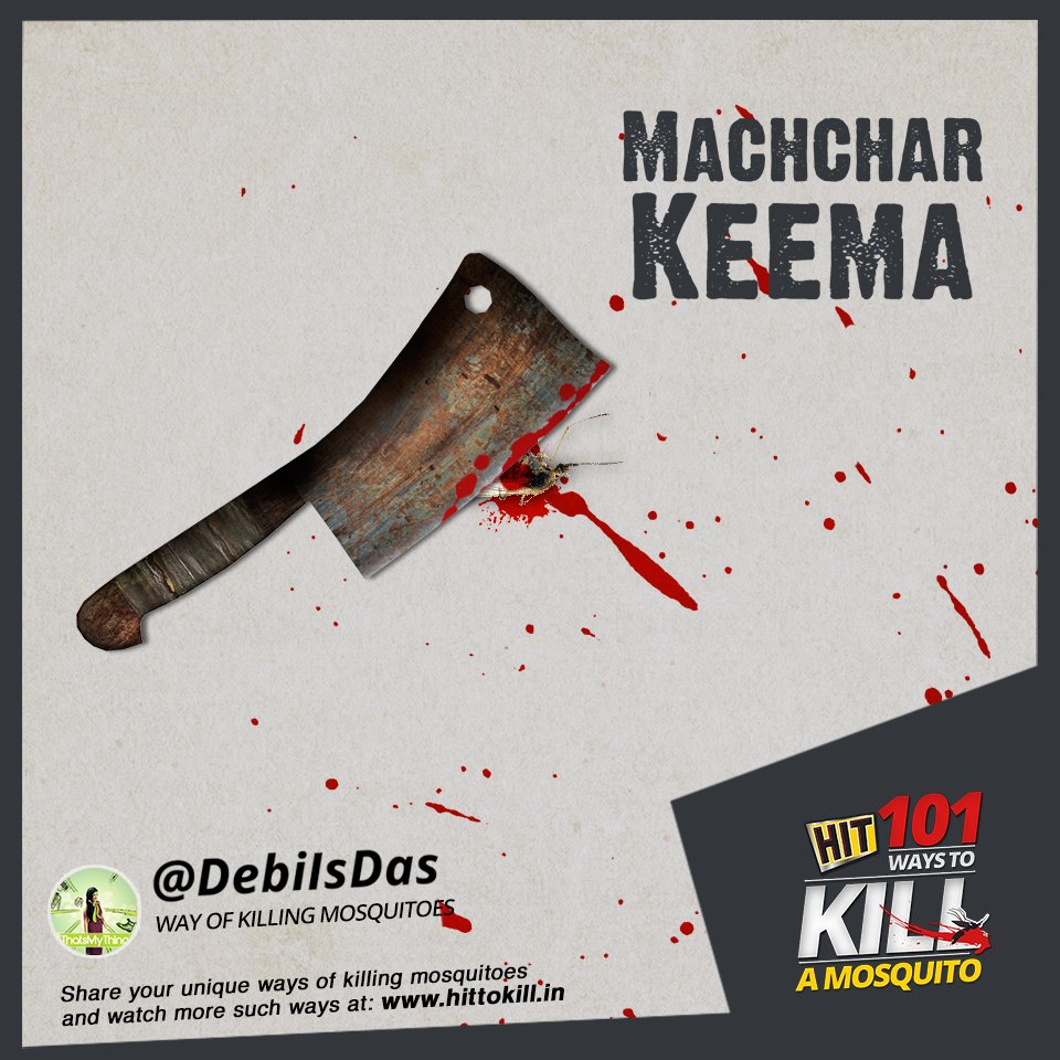 HITKPKD's tweet photo. @DebiIsDas that's another way to kill mosquitoes. Share more ways to win Flipkart vouchers. #HitToKill https://t.co/DY2iS0Prc8