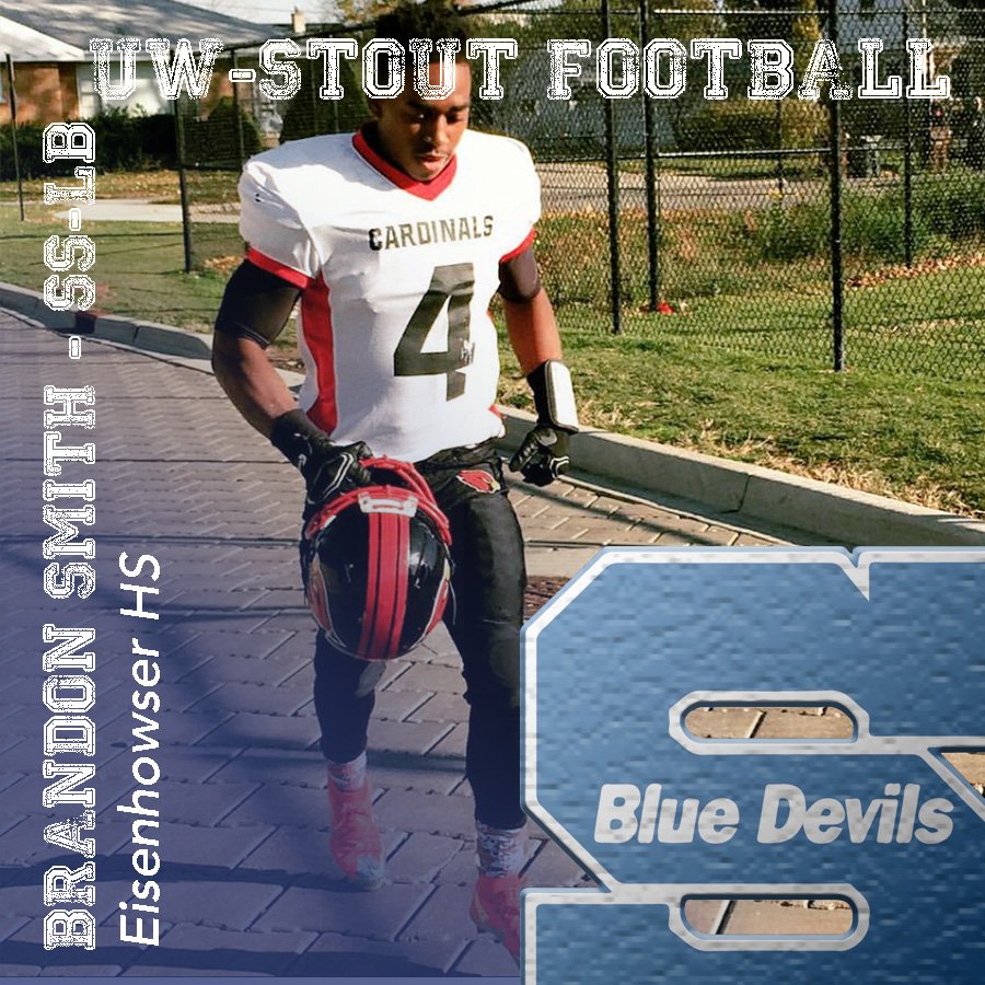 UWStoutFootball's tweet photo. Brandon Smith, (@Braxton_04) DB from Eisenhower HS, IL. https://t.co/esnlJ7bhgE