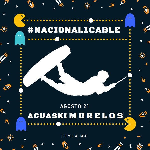 esquimx's tweet photo. Próximo fin de semana habrá 2 Campeonatos Nacionales: el 2º de wakeboard y el 1º de cablewakeboard #Morelos !Vamos! https://t.co/1NGmKybQAF