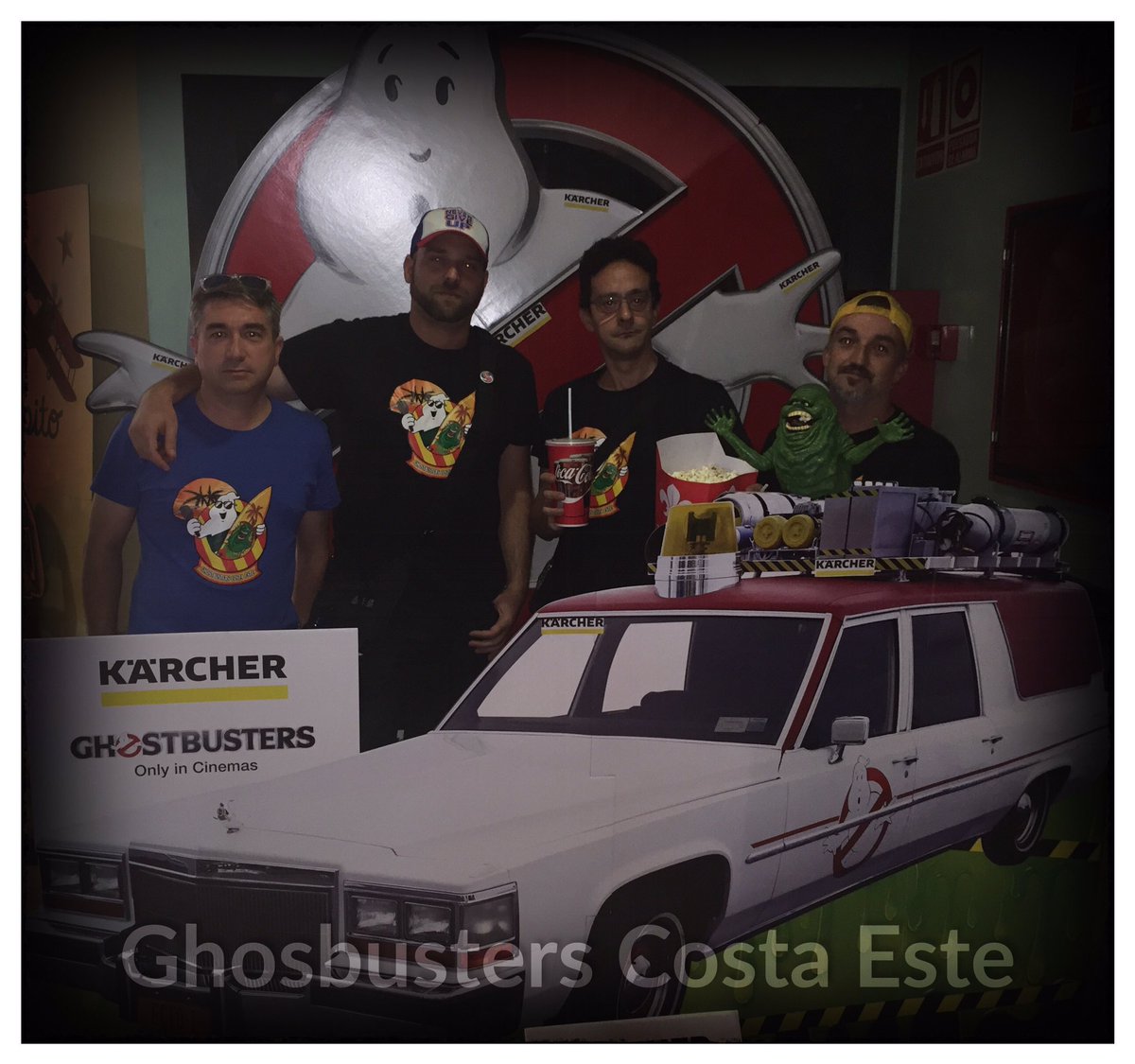ghostbusterce's tweet photo. @Karcher_Espana vamos a ver el preestreno gracias a Karcher. #CazafantasmasLaPeli  @JaviMurray https://t.co/PMyEMkacXk