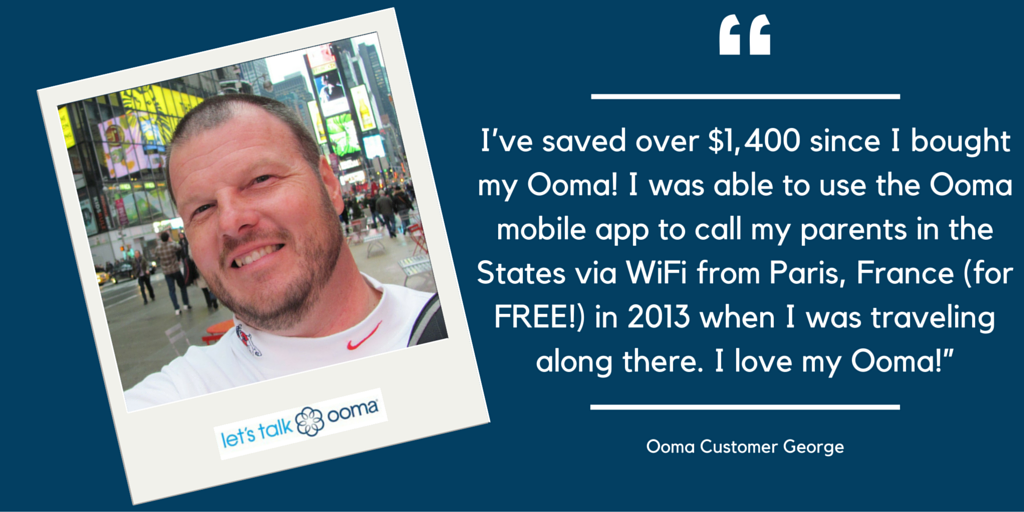 Ooma's tweet image. What's not to love here? #LetsTalkOoma #KeepYourCash #Travel