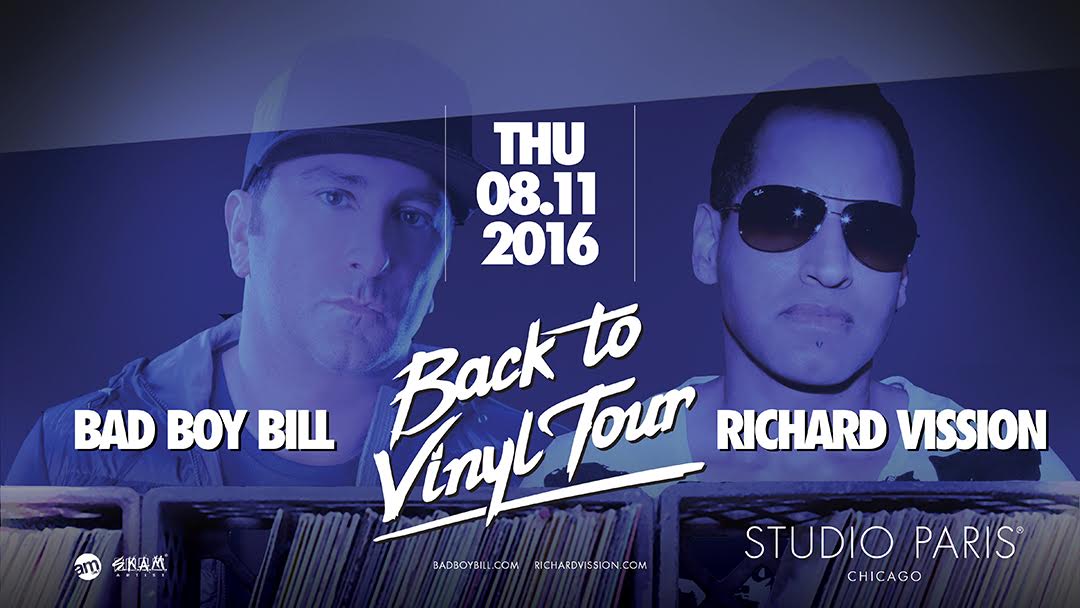 LettuceEats's tweet photo. Tonight! @DJBadBoyBill &amp; @RichardVission are bringing vinyl back at @StudioParisChi! https://t.co/N67DCL19Go https://t.co/I5fAtsX1Ba