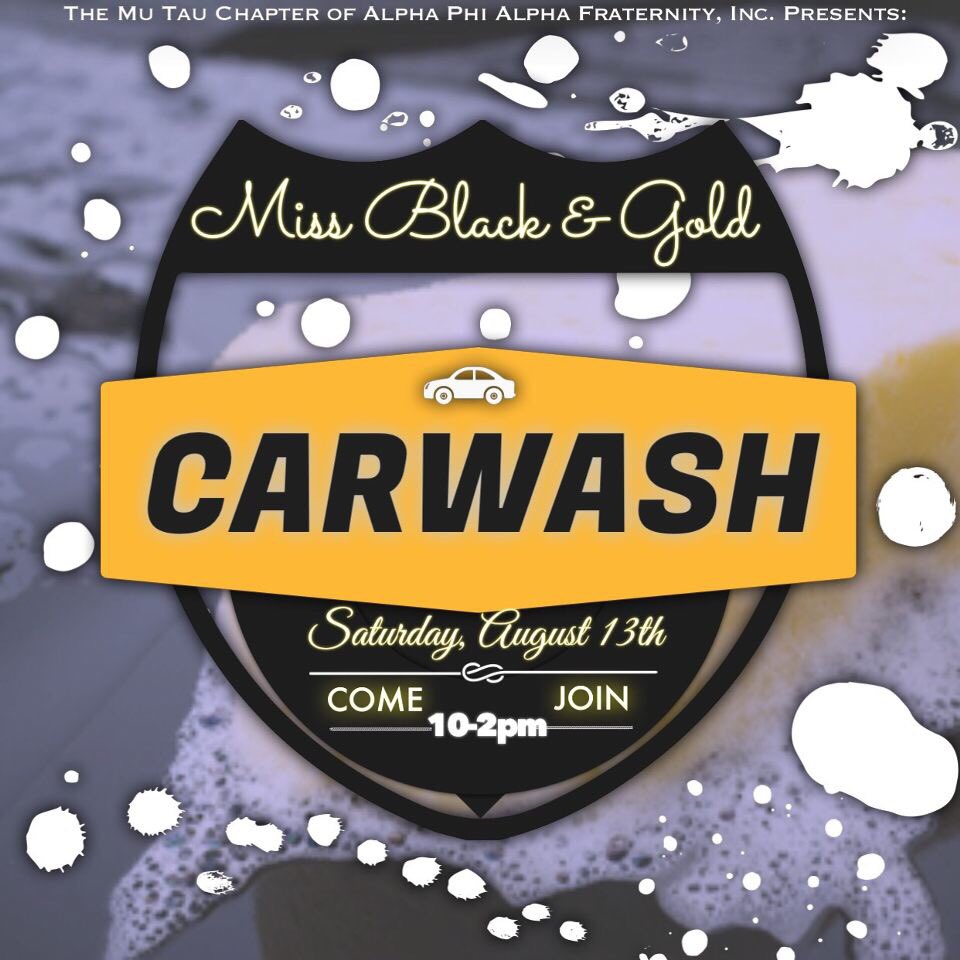 Kayla16OC7's tweet photo. Need a wash? Come out to  Bojangles on N Tryon this Saturday &amp; support the Miss Black &amp; Gold court. Car wash only $3 https://t.co/wV3ELhy6jS