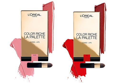 Monoprix's tweet image. La palette à lèvres 6 nuances #ColorRiche @lorealparisfr habille vos lèvres de couleurs délicates !