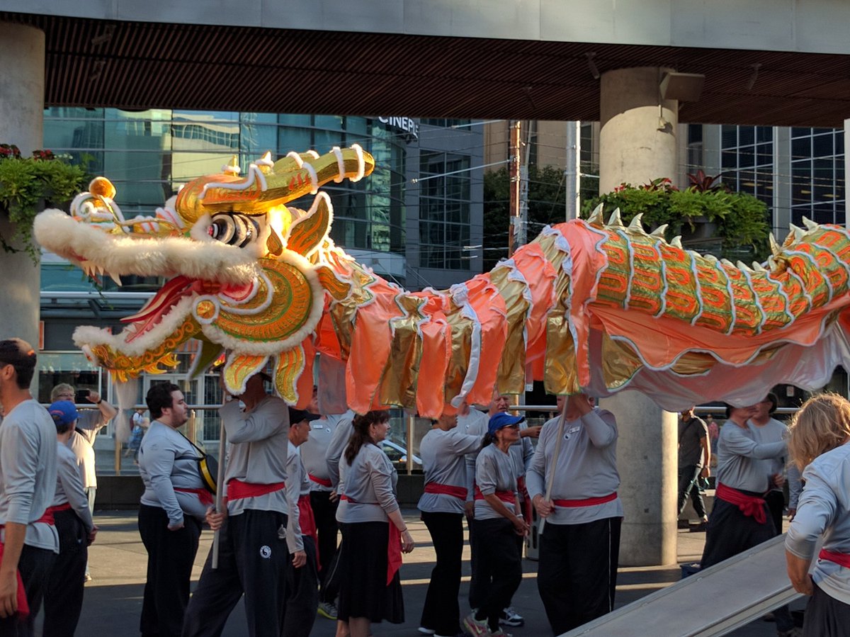 #TaoistTaiChi bringing out the dragon for Awareness Day 2016