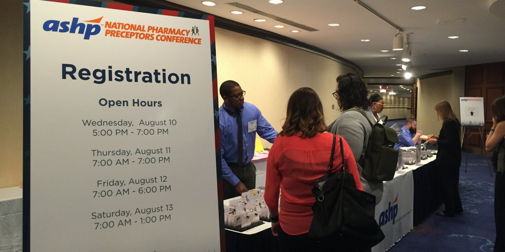 ASHPOfficial's tweet photo. Preceptors from across the nation are gathering in DC for National Pharmacy Preceptors Conference. Welcome! #NPPC16 https://t.co/9n8zQfjxfO